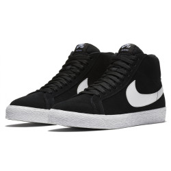 NIKE SB SHOES BLAZER MID - BLACK WHITE WHITE WH