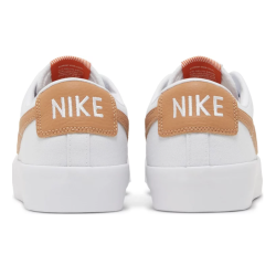 NIKE SB SHOES BLAZER LOW - WHITE COGNAC