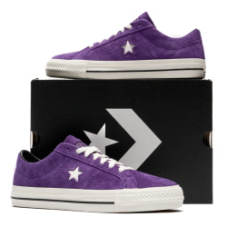 CONVERSE SHOES ONESTAR PRO - PURPLE EGRET BLACK