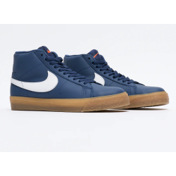 NIKE SB SHOES BLAZER MID - NAVY WHITE GUM