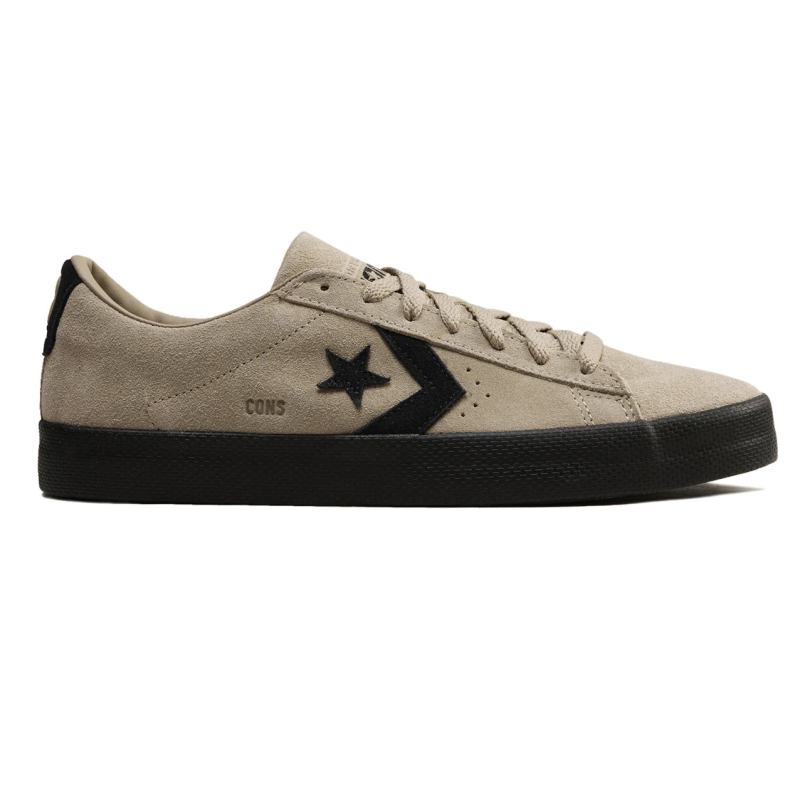 CONVERSE SHOES PRO LEATHER - KHAKI BLACK