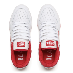 LAKAI SHOES TELFORD - WHITE RED SUEDE