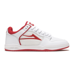 LAKAI SHOES TELFORD - WHITE RED SUEDE