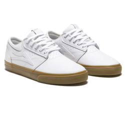 LAKAI SHOES GRIFFIN - WHITE GUM LEATHER