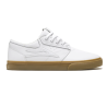 LAKAI SHOES GRIFFIN - WHITE GUM LEATHER