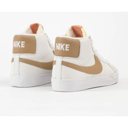 NIKE SB SHOES BLAZER MID - WHITE COGNAC