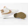 NIKE SB SHOES BLAZER MID - WHITE COGNAC