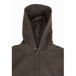 POLAR HOODIE DAVE STROKE LOGO - DIRTY BLACK