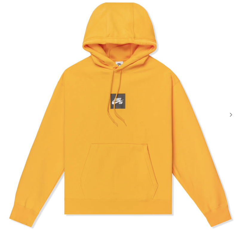 NIKE HOODIE VAN FLEECE - UNIVERSITY GOLD