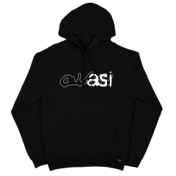 QUASI HOODIE LOWERCA - BLACK