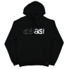 QUASI HOODIE LOWERCA - BLACK