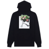 HOCKEY HOODIE ROSES - BLACK