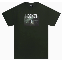 HOCKEY TEE THIN ICE - DARK GREEN