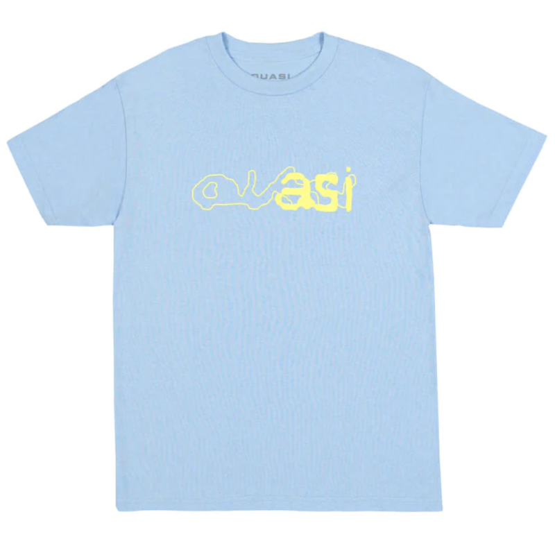 QUASI TEE LOWERCASE - POWDER BLUE