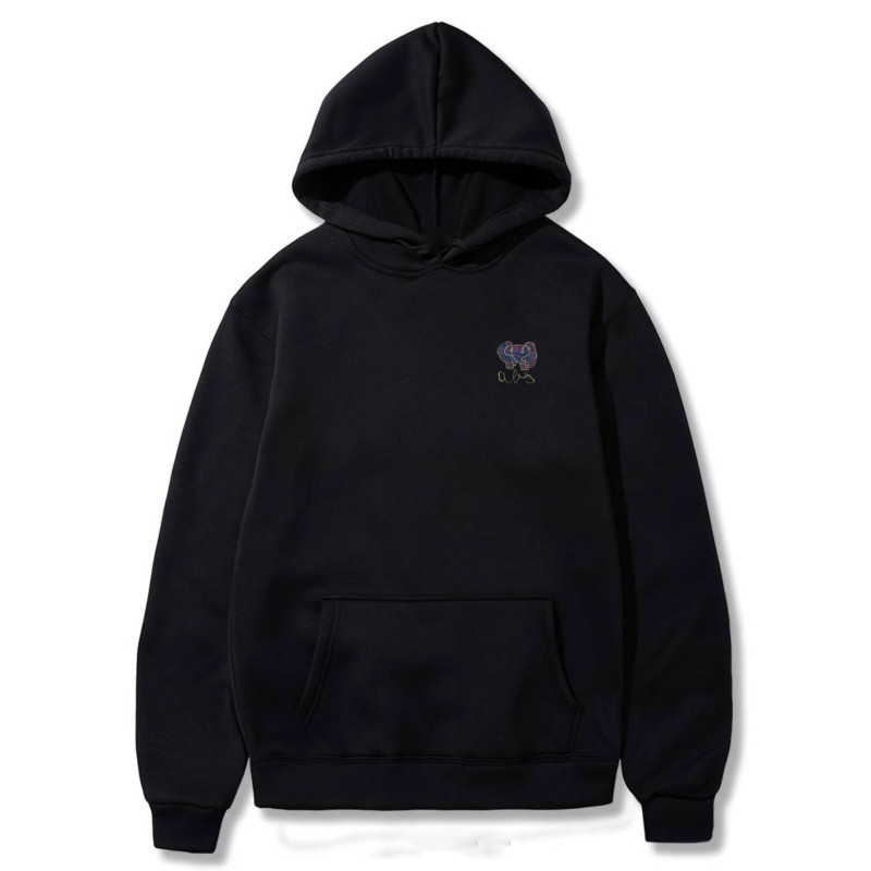 ABS HOODIE ELEFANT - BLACK