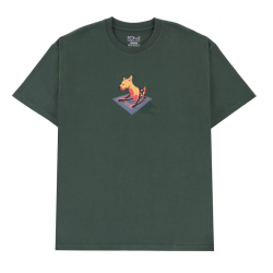 POLAR TEE DOG - DARK GREEN