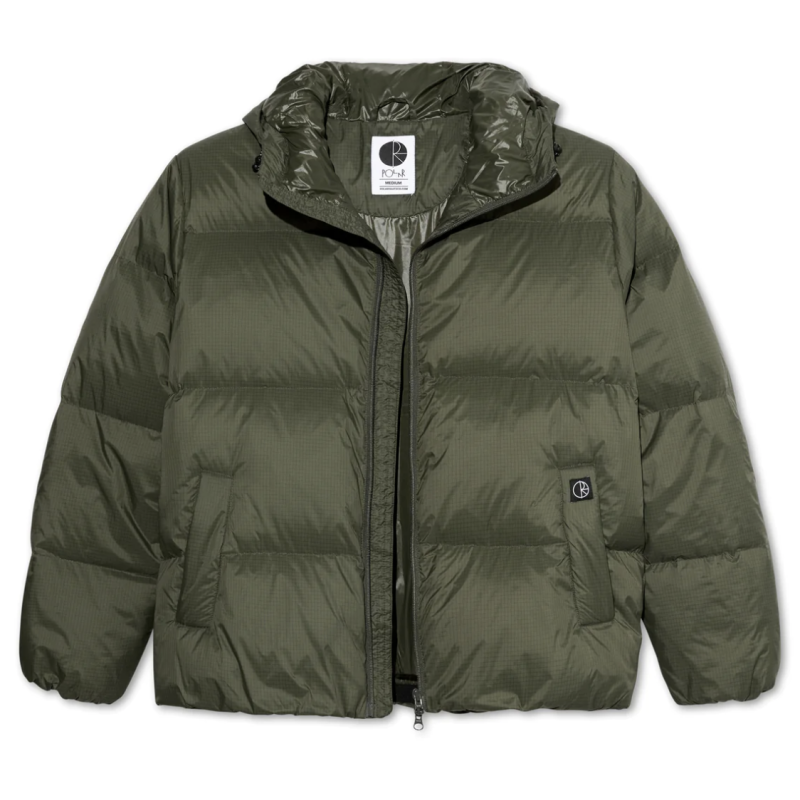 POLAR JACKET SOFT PUFF - GREY GREEN