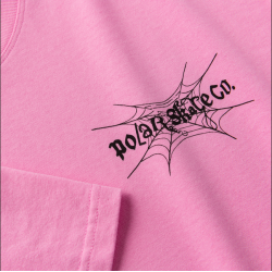 POLAR TEE SPIDER WEB - PINK