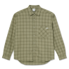 POLAR TEE LS MITCHELL FLANNEL - GREEN BEIGE