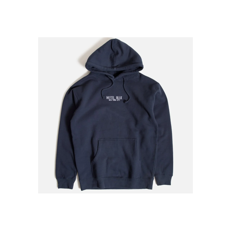 HOTELBLUE HOODIE EMBROIDERED - NAVY