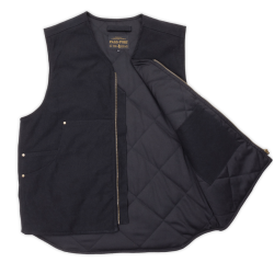 PASSPORT JACKET DIGGERS CLUB VEST - BLACK