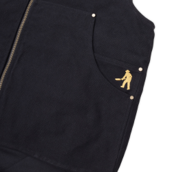 PASSPORT JACKET DIGGERS CLUB VEST - BLACK