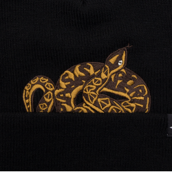 PASSPORT BEANIE COILED - BLACK