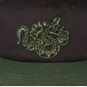 PASSPORT CAP WORKERS COILED - MILITARY GREEN CHOC