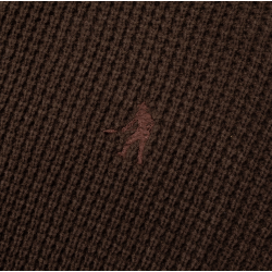 PASSPORT CREW ORGANIC WAFFLE KNIT - CHOC