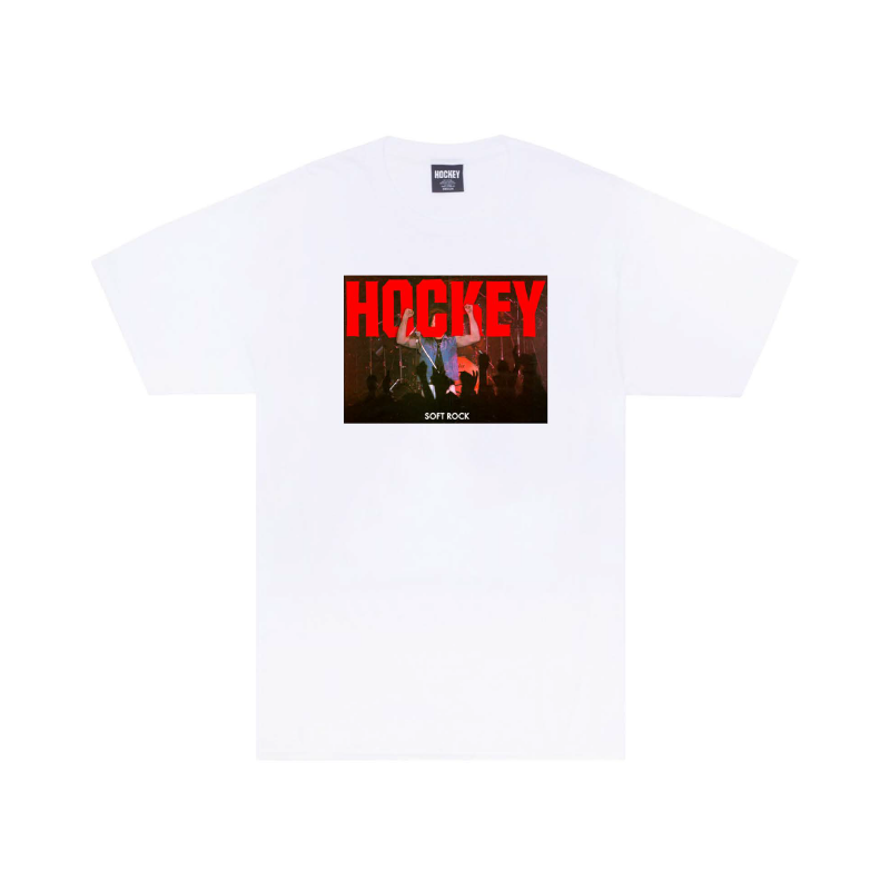 HOCKEY TEE SOFT ROCK - WHITE