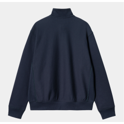 CARHARTT HALFZIP AMERERICAN SCRIPT - AIR FORCE BLUE