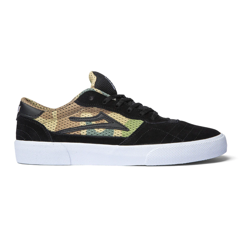 LAKAI SHOES CAMBRIDGE - BLACK CAMO SUEDE