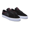 LAKAI SHOES FALCO II - BLABK RED SUEDE