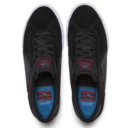 LAKAI SHOES FALCO II - BLABK RED SUEDE