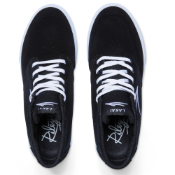 LAKAI SHOES RILEY 3 - BLACK WHITE SUEDE