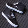 LAKAI SHOES RILEY 3 - BLACK WHITE SUEDE