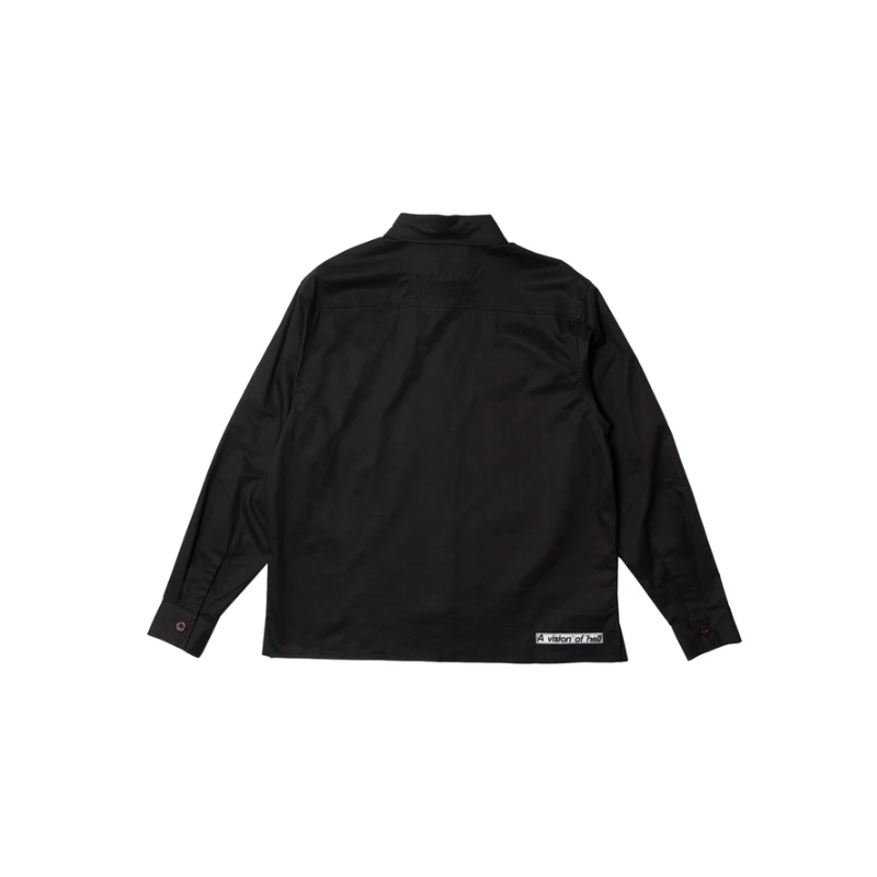 HODDLE SHIRT VISION OF OXFORD - BLACK