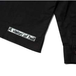 HODDLE SHIRT VISION OF OXFORD - BLACK