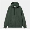 CARHARTT ZIP CHASE HOODED - SYCAMORE TREE GOLD