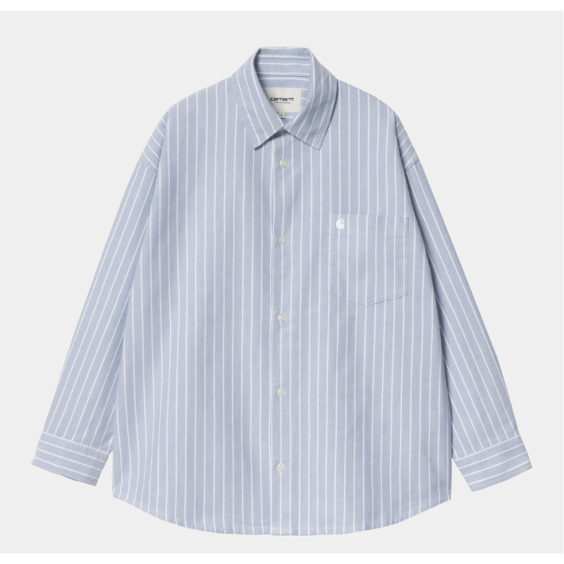 CARHARTT SHIRT DOWLEN - BLECH WHITE