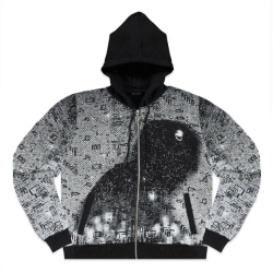 OCTAGON ZIP MISCHIEF - BLACK