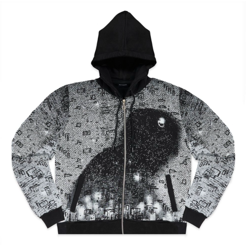 OCTAGON ZIP MISCHIEF - BLACK