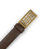 DIME BELT HEAVYWEIGHT - BROWN