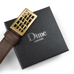DIME BELT HEAVYWEIGHT - BROWN
