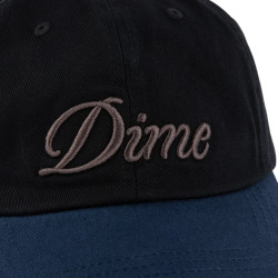 DIME CAP CURSIVE LOW - BLACK
