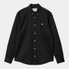 CARHARTT SHIRT MADISON - BLACK WAX