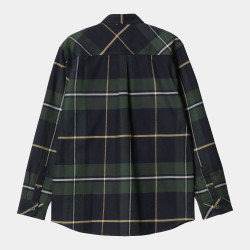 CARHARTT SHIRT GARNETT - GARNETT CHECK SYCAMO
