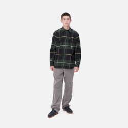 CARHARTT SHIRT GARNETT - GARNETT CHECK SYCAMO