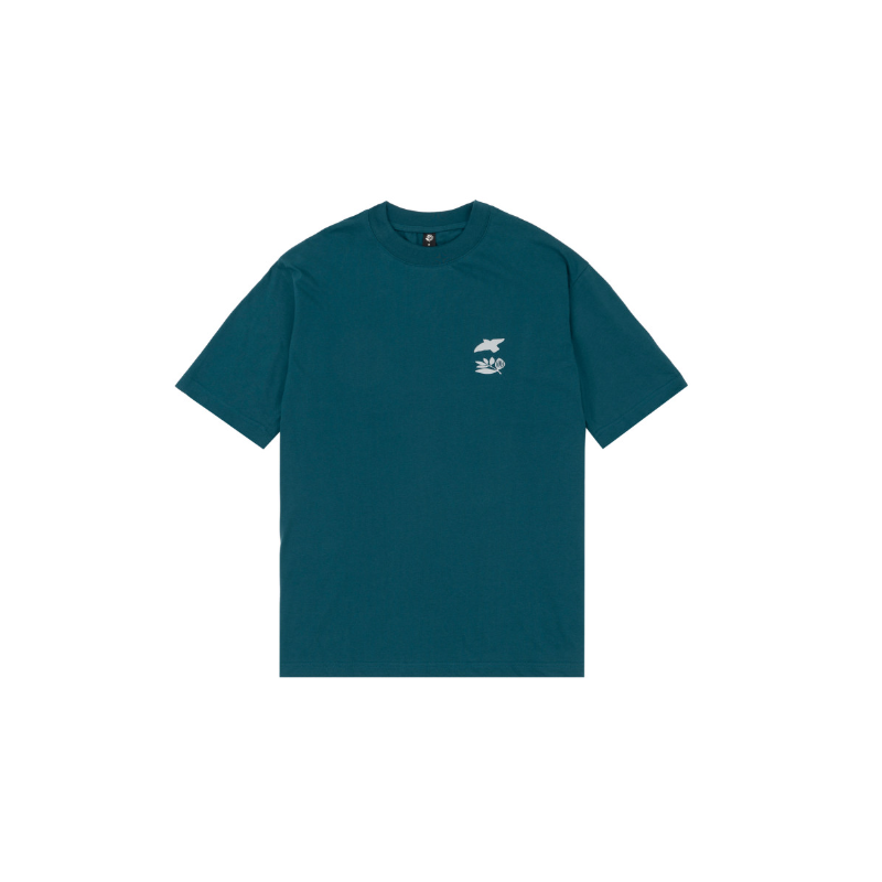 MAGENTA TEE AERIAL - PETROL BLUE