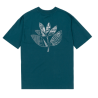 MAGENTA TEE AERIAL - PETROL BLUE